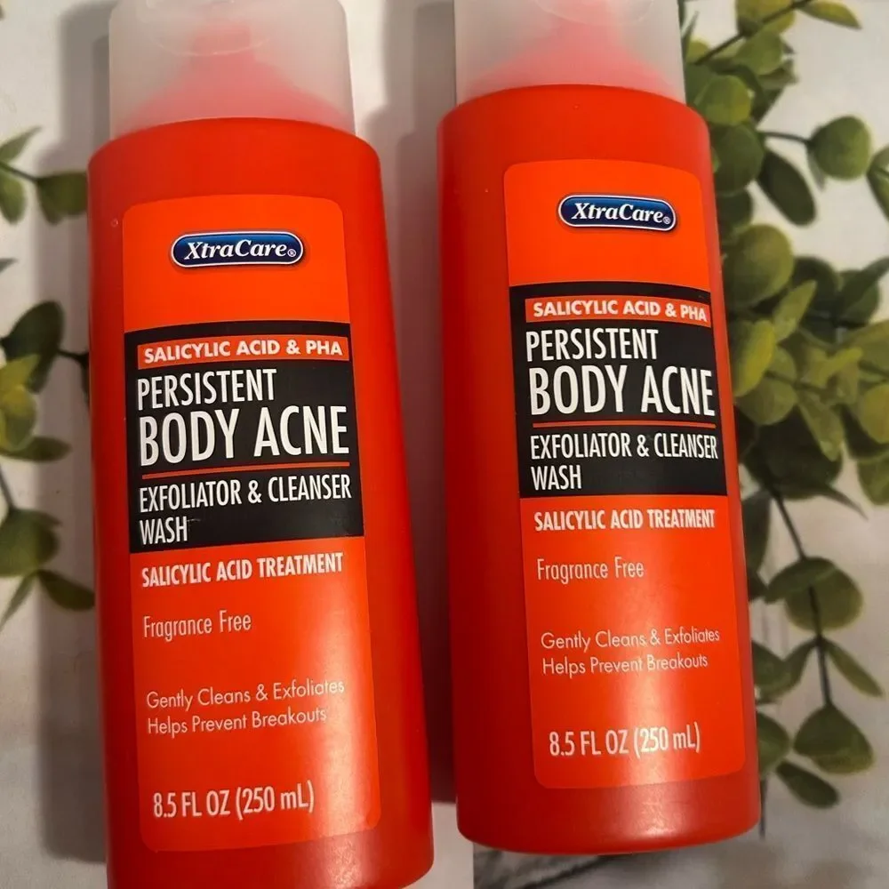 Red Body Acne Exfoliator & Cleanser
